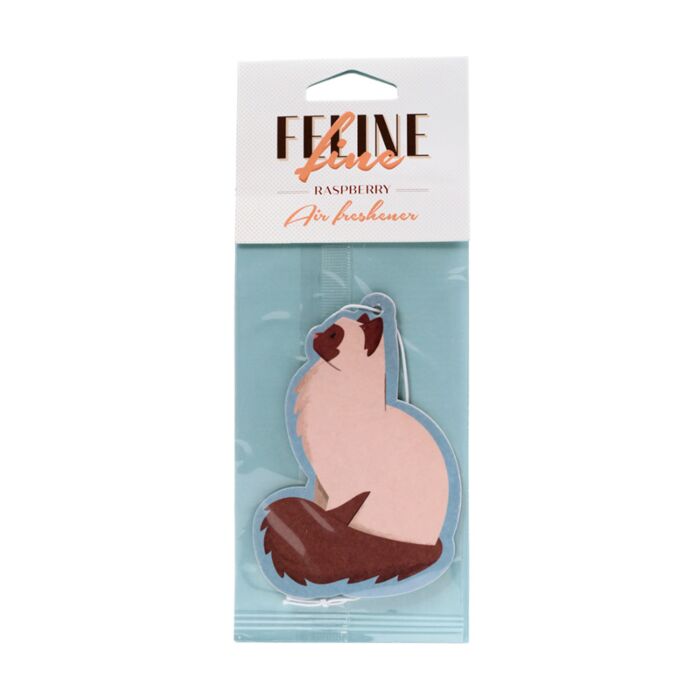 Autóillatosító - Feline Fine Macskafalka (Málna)