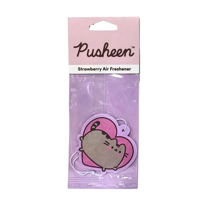 Autóillatosító - Pusheen Macska Szívvel (Eper)