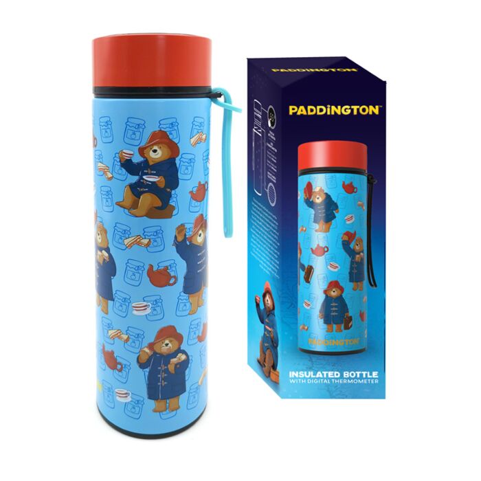Thermo Kulacs, Digitális Hőmérővel 450ml - Paddington Maci