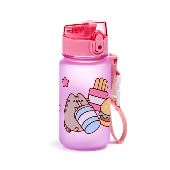 Kulacs 350ml, Csőrös, Gyerekeknek, Ütésálló - Ínyenc Pusheen Macska