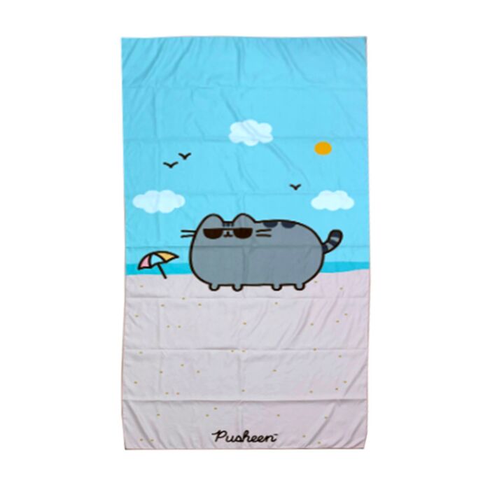 Strandtörölköző, Mikroszálas - Pusheen Macska
