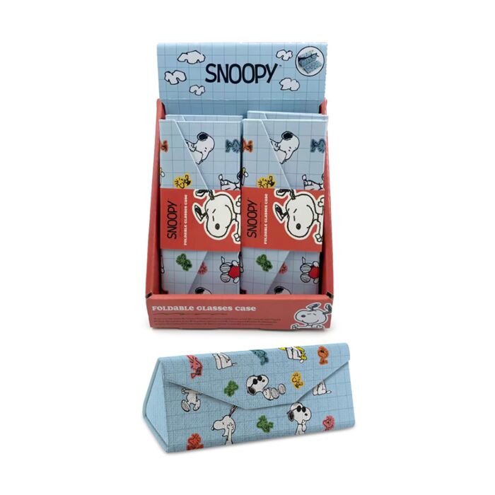 Szemüvegtok, Összehajtható - Snoopy  & Woodstock - Peanuts
