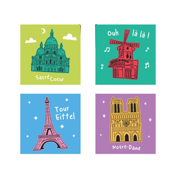 Zsugorított Törölköző - Je T'Aime Paris