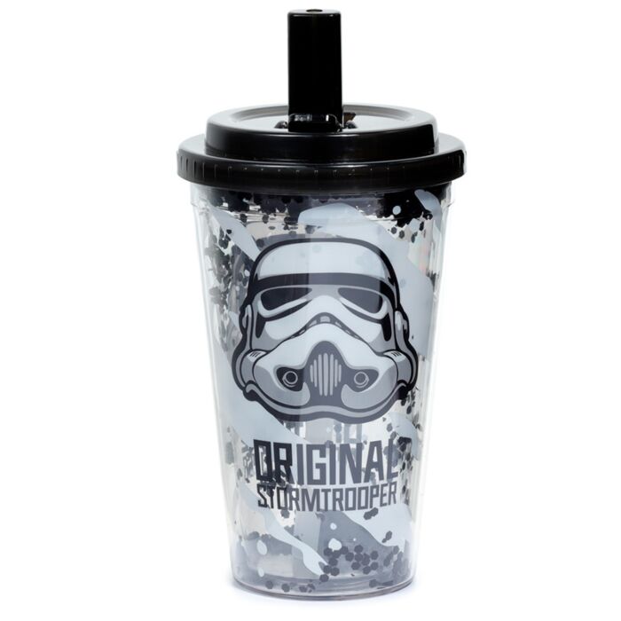 Pohár Tetővel és Szívószállal - Az Eredeti Stormtrooper