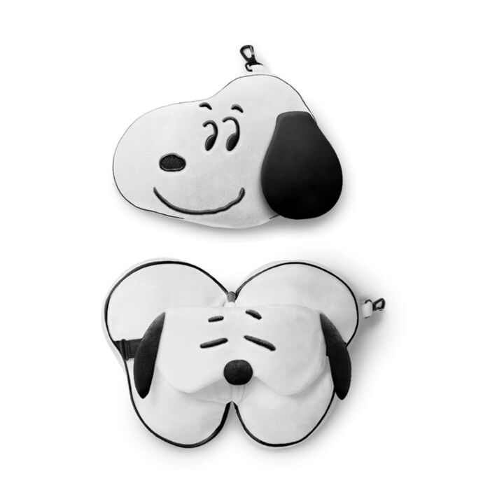 Utazópárna Szemmaszkkal, Plüss RELAXEAZZZ - Snoopy - Peanuts
