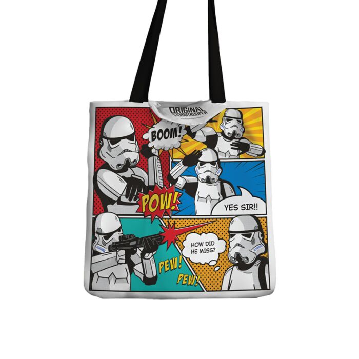 Bevásárlótáska, Összehajtható - Eredeti Stormtrooper - Comic
