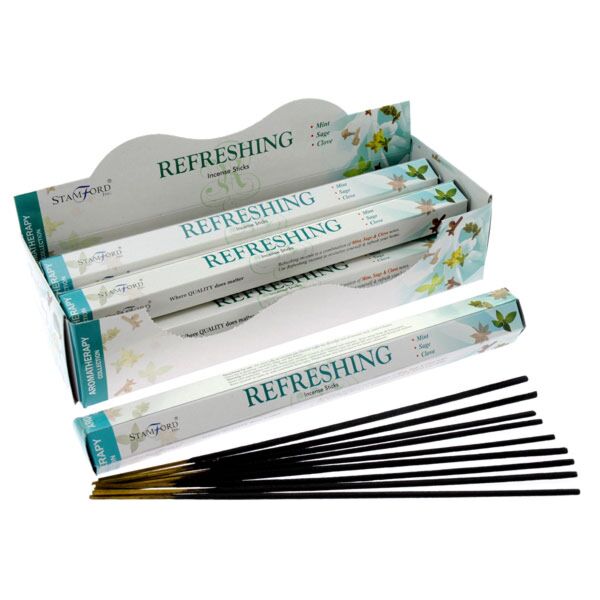 37118 Füstölő Pálcák, Stamford Aromatherapy Hex - Felfrissítő 