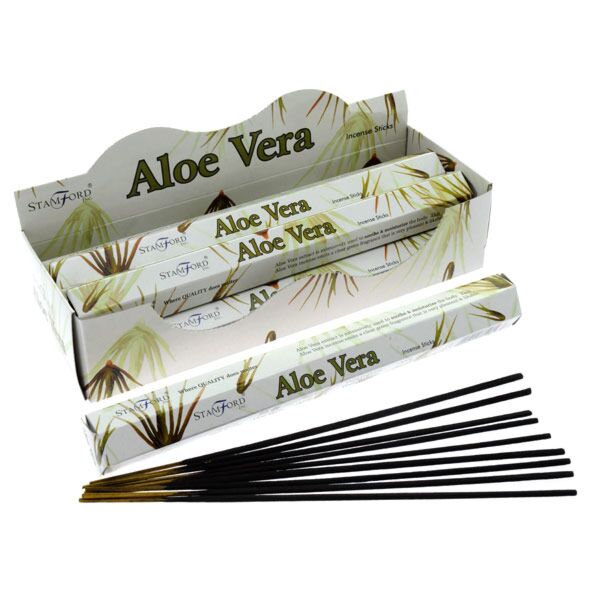 37108 Füstölő Pálcák, Stamford Premium Hex - Aloe Vera 