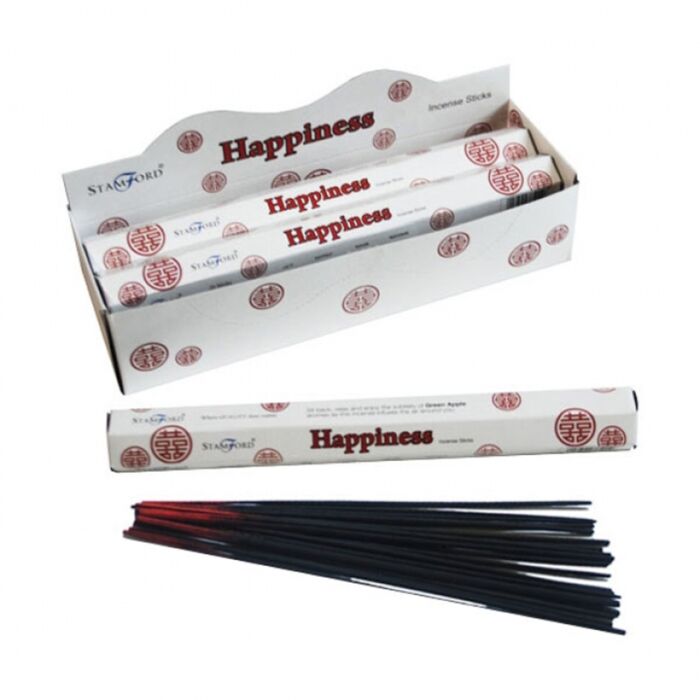 37511 Füstölő Pálcák, Stamford Premium Hex - Boldogság
