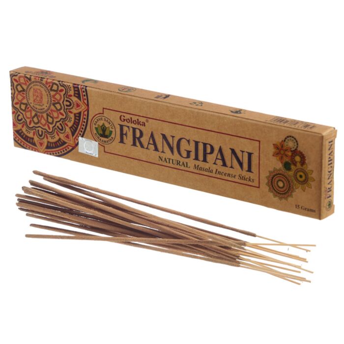 Füstölő Pálcák, Goloka Organika - Frangipani