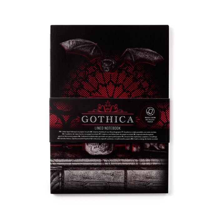 Vonalas Notesz A5, Újrahasznosított Papír - Gothica