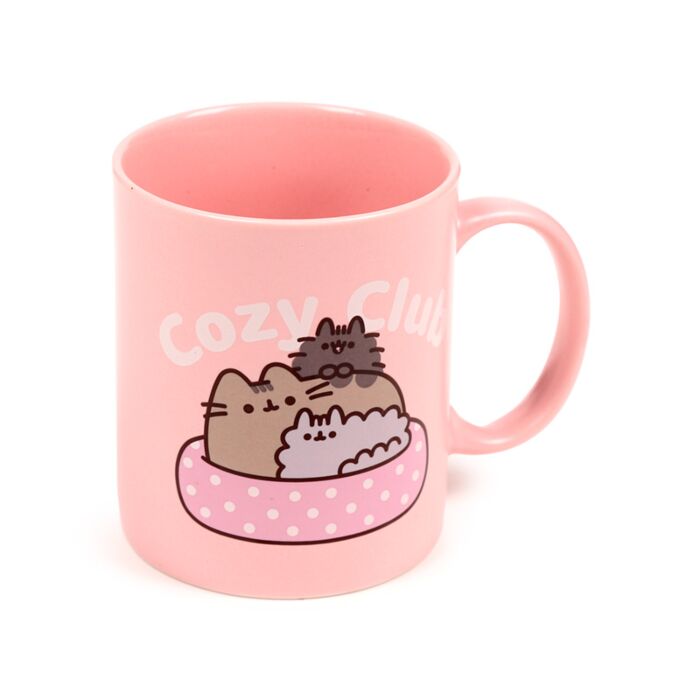 Bögre, Porcelán - Kényelmes Pusheen Macska COZY CLUB