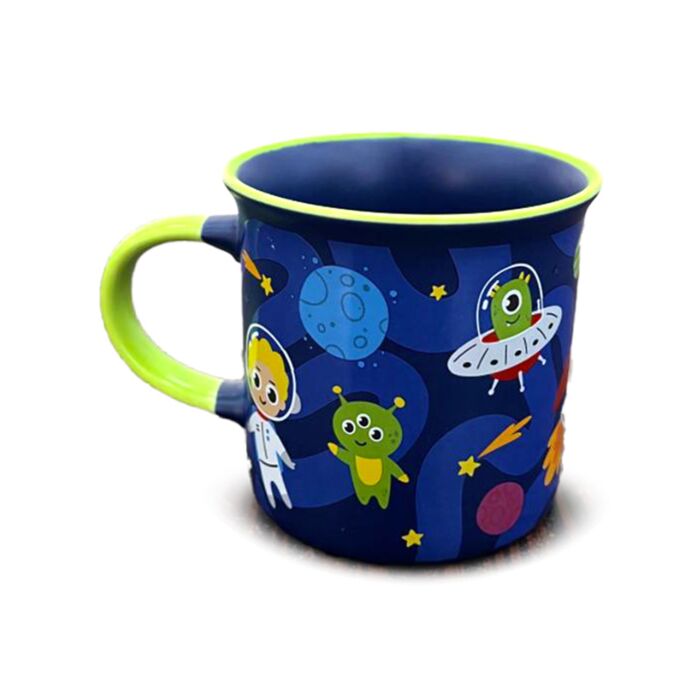 Lekerekített Peremű Bögre, Porcelán - Világűr