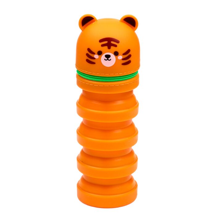 Tolltartó, Összecsukható, Szilikon - Alfie, a Tigris - Édes Állatok
