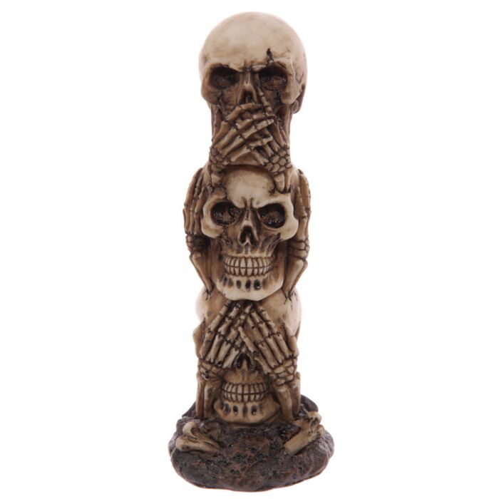 Dekor Koponya - Nem Látok, Nem Hallok, Nem Beszélek Koponya Totem