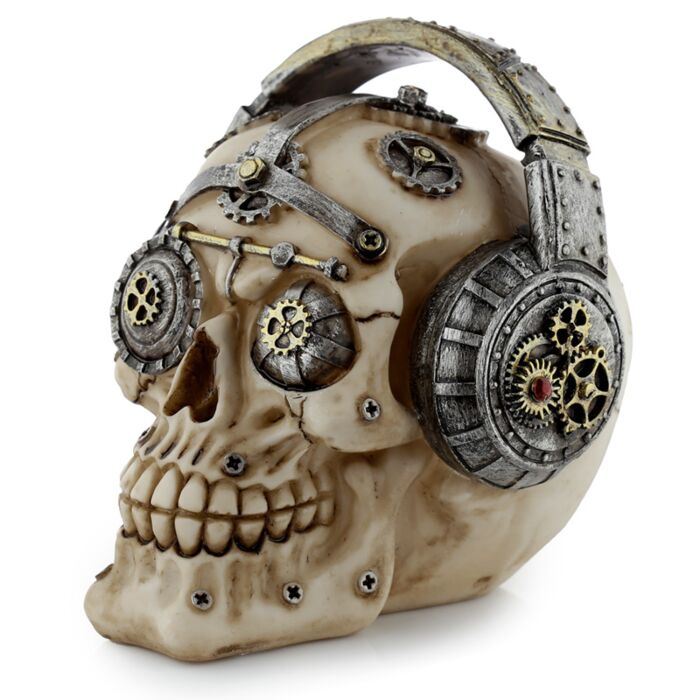 Dekor Koponya - Steampunk Koponya Fülhallgatóval