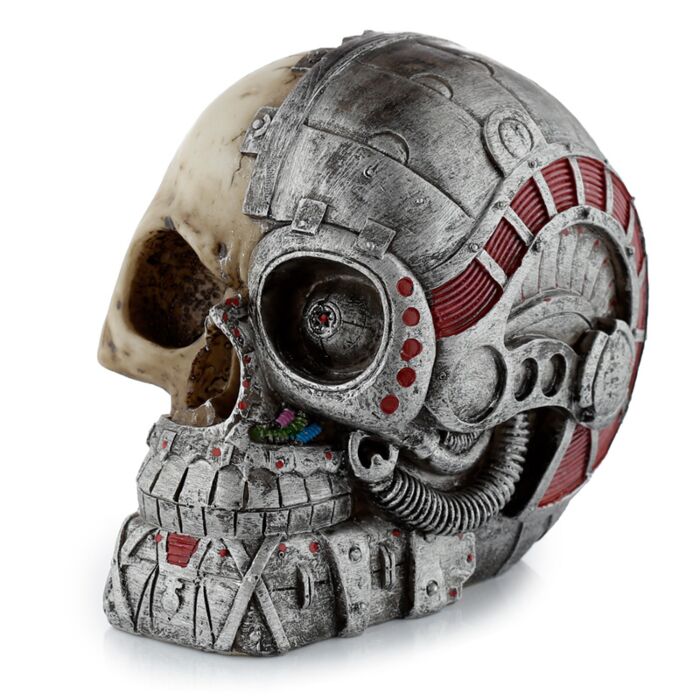 Dekor Koponya - Félig Robot Steampunk Koponya 