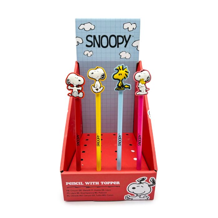 Ceruza PVC Topperrel - Snoopy & Woodstock - Peanuts