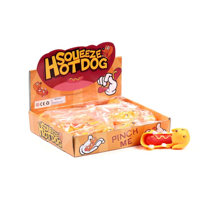 Antistressz Játék - Sztreccs Hot Dog Kutya
