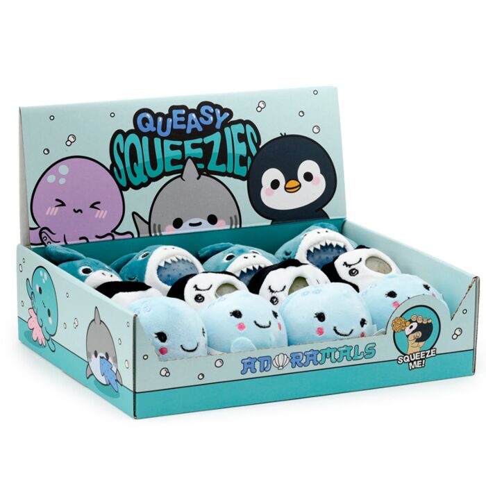 Nyomogatós Játék, Plüss - Slime Squeezy Labda - Tengeri Állatok