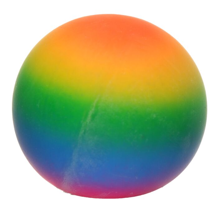 Nyomogatós Játék - Squeezy Labda - Szivárvány - 7cm