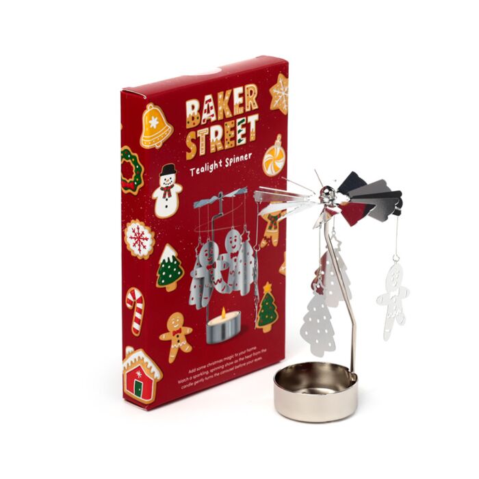 Forgó Mécsestartó, Karácsonyi - Baker Street - Mézeskalács