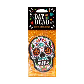 Autóillatosító - Day of the Dead - Mexikói Koponyák (Narancs)