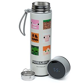Thermo Kulacs, Digitális Hőmérővel 450ml - Minecraft Skinek