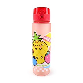 Kulacs 600ml, Csőrös, Ütésálló - Gyümölcsös Pusheen Macska