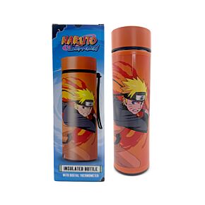 Thermo Kulacs, Digitális Hőmérővel 450ml - Naruto
