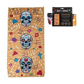 Strandtörölköző, Mikroszálas - Day of the Dead - Mexikói Koponyák