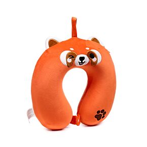 Utazópárna, Memory Foam & Plüss RELAXEAZZZ - Ru, a Vörös Panda - Édes Állatok