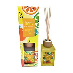 Pálcikás Diffúzor 100ml - Citrom & Lime - Nyári Gyümölcsök - Eden