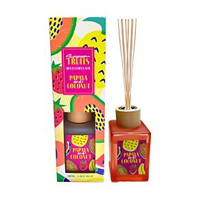 Pálcikás Diffúzor 100ml - Papaya & Kókusz - Nyári Gyümölcsök - Eden