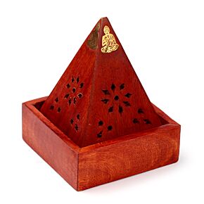 Füstölő Kúp Égető, Mangó Fából - Piramis - Buddha