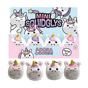 Mini Kulcstartó, Plüss - Astra, az Unikornis - Édes Állatok - Squidglys