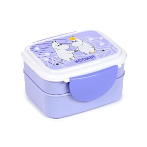 Bento Ételhordó Doboz Evőeszközökkel, Pattintós Tető - Muminok - Tammi Dizájn