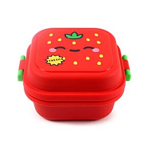 Bento Ételhordó Doboz, Belső Rekesz&Pattintós Tető - Elidi, az Eper - Foodiemals