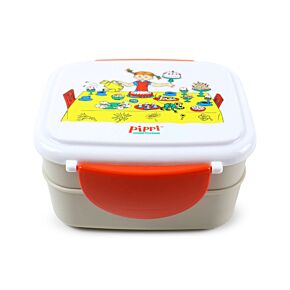 Bento Ételhordó Doboz Evőeszközökkel, Pattintós Tető - Harisnyás Pippi