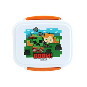 Bento Ételhordó Doboz Evőeszközökkel, Pattintós Tető - Minecraft SSS… BOOM