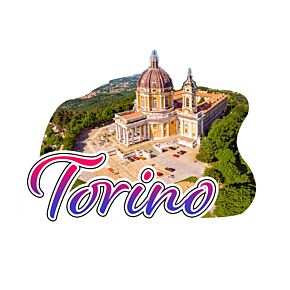 Hűtőmágnes - Torino - Superga Bazilika