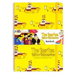 Vonalas Notesz A5, Újrahasznosított Papír - Sárga Tengeralattjáró Beatles