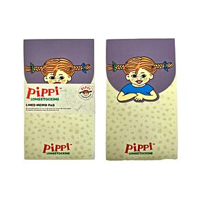 Notesz Felnyitós Fedéllel, Vonalas - Harisnyás Pippi