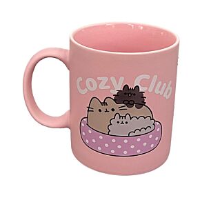 Bögre, Porcelán - Kényelmes Pusheen Macska COZY CLUB