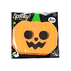3 Rétegű Szalvéta Csomag, 12 db, Halloween - Tök Forma - Kísérteties 3 Rétegű Szalvéta Csomag, 12 db, Halloween - Tök Forma - Kísérteties