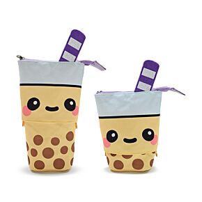 Kihúzhatós Pop Up Tolltartó, Vászon - Boba, a Bubble Tea - Foodiemals
