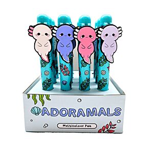 Sokszínű Toll - Maddie, l'Axolotl - Édes Állatok (6 Szín)