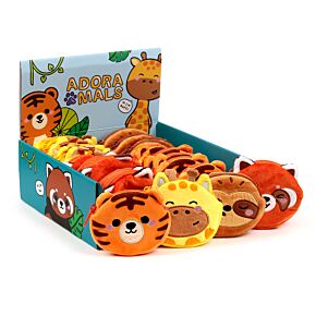 Aprótartó/Mini Pénztárca, Plüss - Állatkerti Állatok
