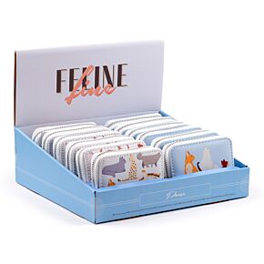 Pénztárca, Cipzáras, Kicsi - Feline Fine Macskafalka