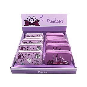 Pénztárca, Cipzáras, Kicsi - Halloweeni Pusheen Macska